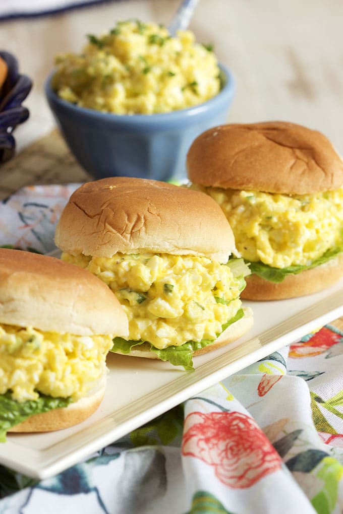 Super easy to make, this is the Very Best Egg Salad recipe. Perfect every time. | Thesuburbansoapbox.com