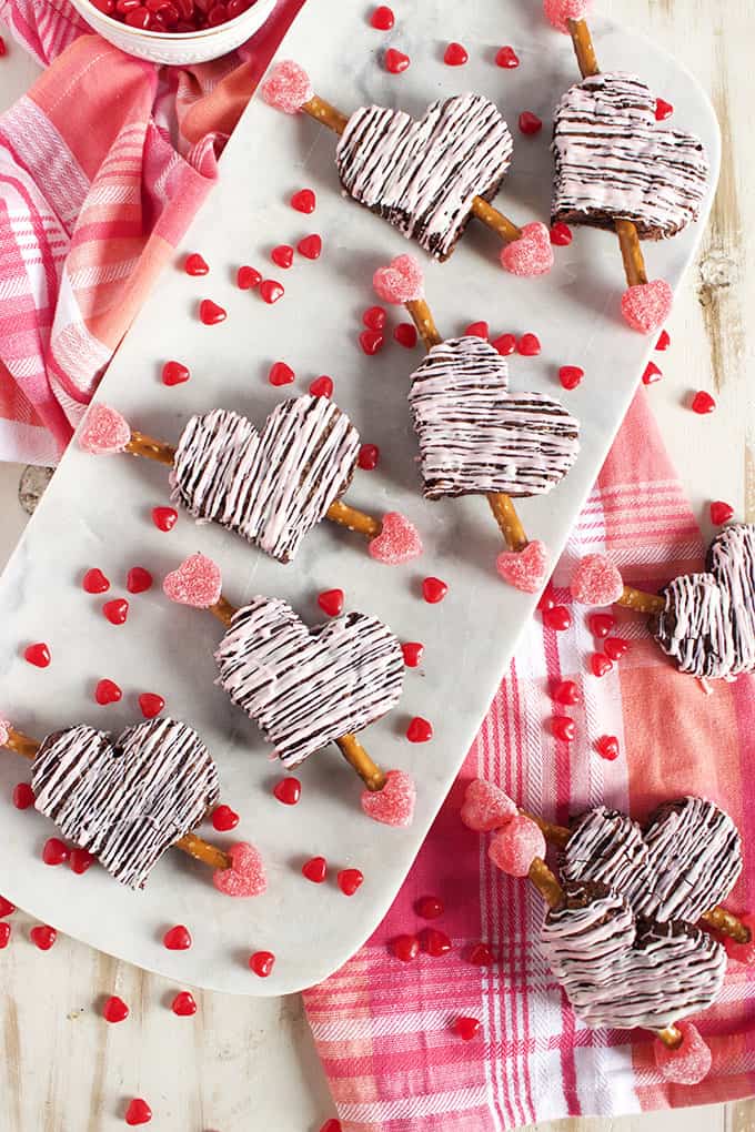 Super easy to make Valentine Heart Brownies are so much fun for the kids. Simple and addicting! | TheSuburbanSoapbox.com