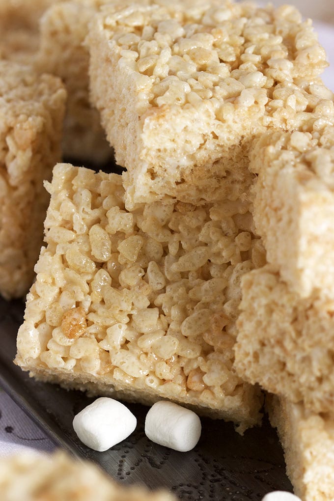 Filled with extra flavor and fun, this is the Very Best Rice Krispie Treat recipe ever. Follow my simple technique for ooey, gooey heaven. | TheSuburbanSoapbox.com