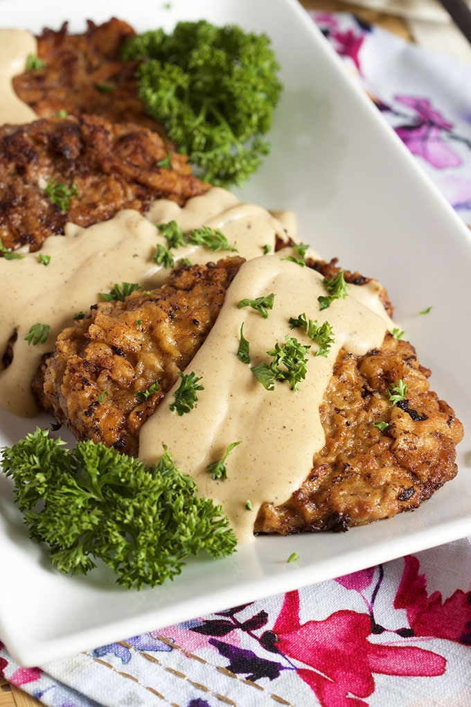 Easy Chicken Fried Steak with Country Gravy - The Suburban ...