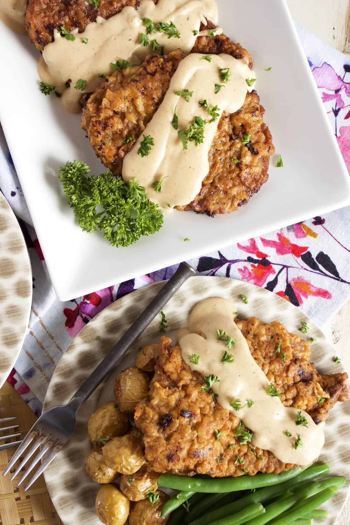 Easy Chicken Fried Steak with Country Gravy - The Suburban Soapbox