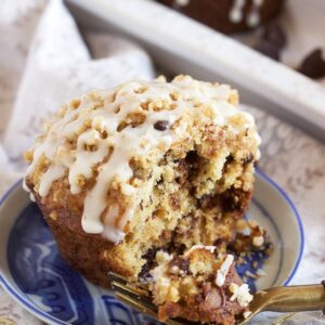 Moist, tender and easy, these Chocolate Chip Ricotta Banana Bread Muffins are the perfect breakfast or brunch recipe. | TheSuburbanSoapbox.com