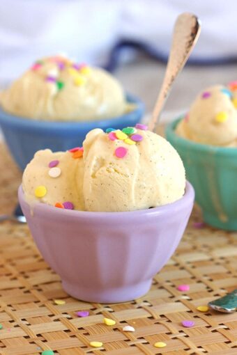 Homemade Vanilla Bean Ice Cream Recipe