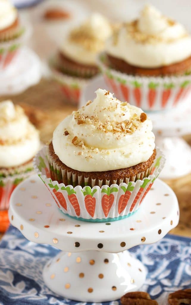 Super easy and perfect results every time, the BEST Carrot Cake Cupcakes with Cream Cheese Frosting recipe is perfect for every occasion. | TheSuburbanSoapbox.com
