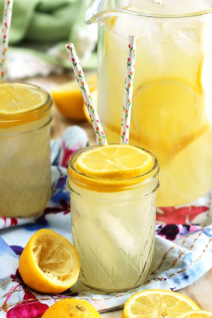 Super easy to make, this is the BEST Classic Lemonade recipe around. Perfect for summer! | TheSuburbanSoapbox.com