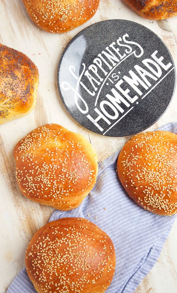 Buttery and perfect, these easy Brioche Hamburger Buns recipe is the BEST you'll ever have. | Thesuburbansoapbox.com