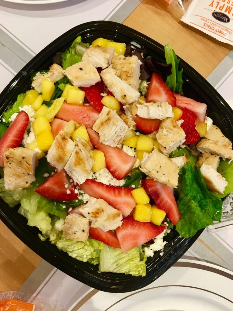Strawberry Mango Chicken Salad | TheSuburbanSoapbox.com