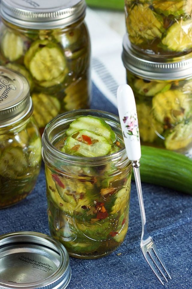 Easy Refrigerator Bread And Butter Pickles - The Suburban Soapbox