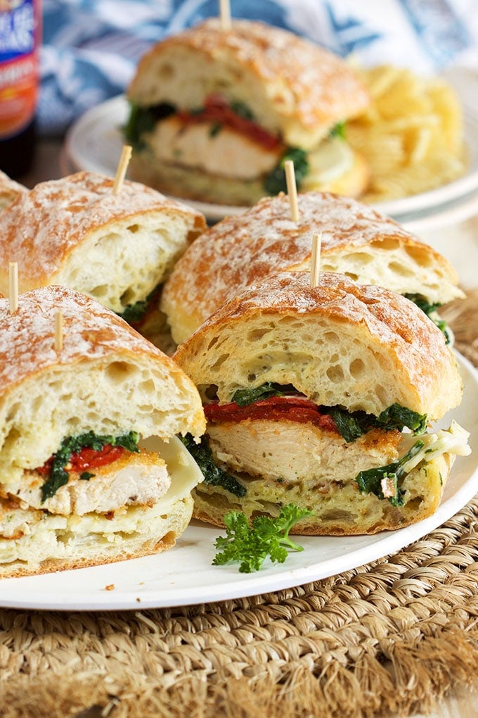 Italian Chicken Cutlet Sandwiches | TheSuburbanSoapbox.com