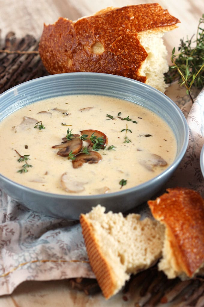 Easy Cream of Mushroom Soup Recipe | TheSuburbanSoapbox.com