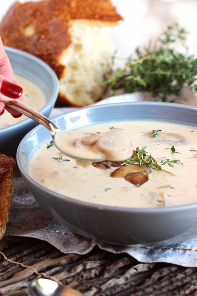 Easy Cream of Mushroom Soup Recipe | TheSuburbanSoapbox.com