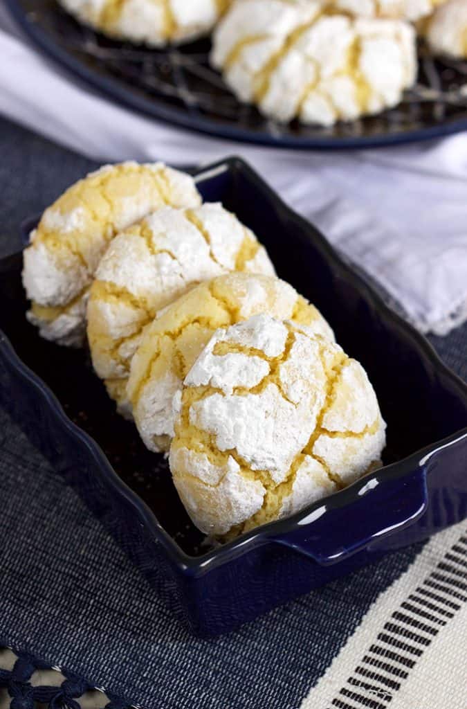 Gooey Butter Cake Cookies | TheSuburbanSoapbox.com