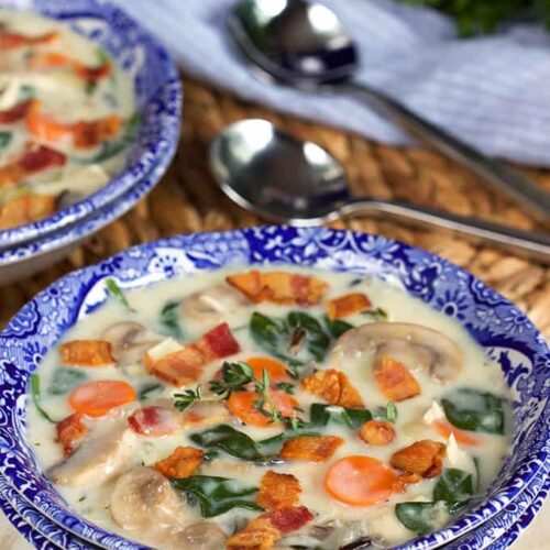 Creamy Chicken and Wild Rice Soup – Mother Thyme