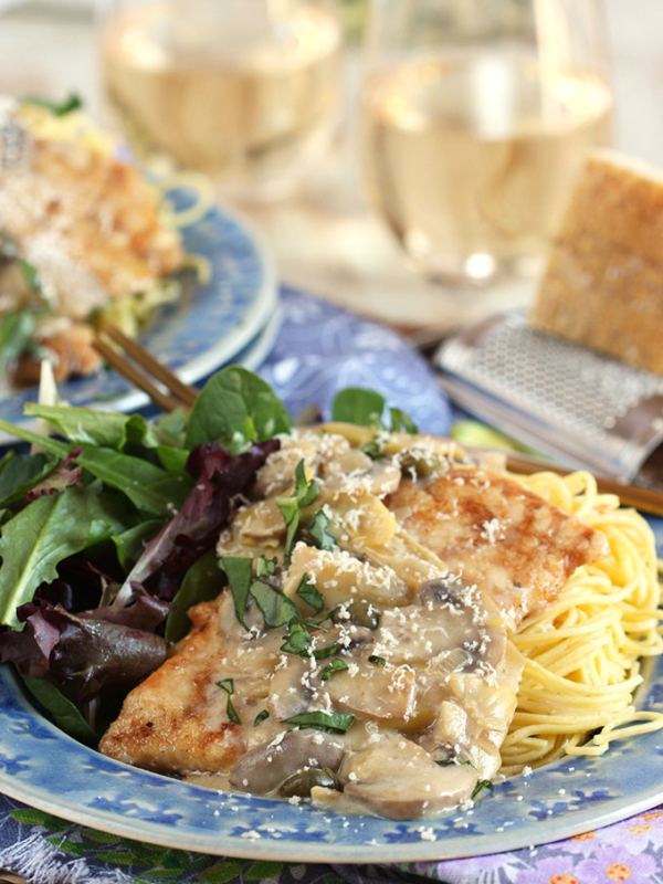 Creamy Chicken Piccata Recipe | TheSuburbanSoapbox.com