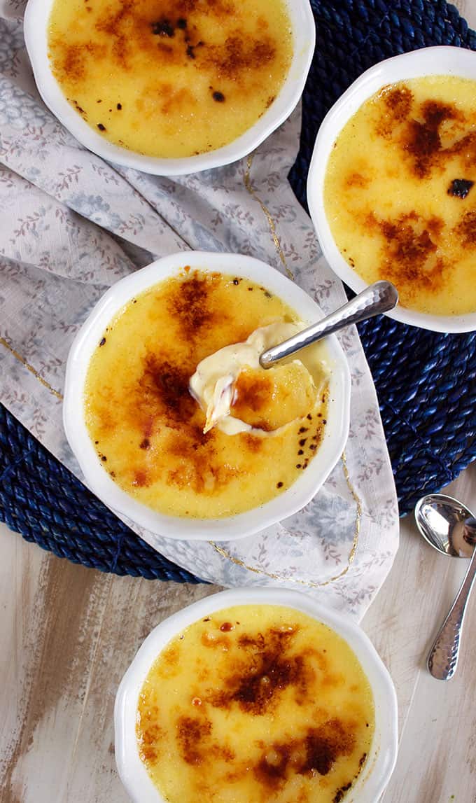 The Very Best Vanilla Creme Brûlée recipe | thesuburbansoapbox.com