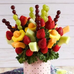 How to Make an Edible Fruit Bouquet | TheSuburbanSoapbox.com