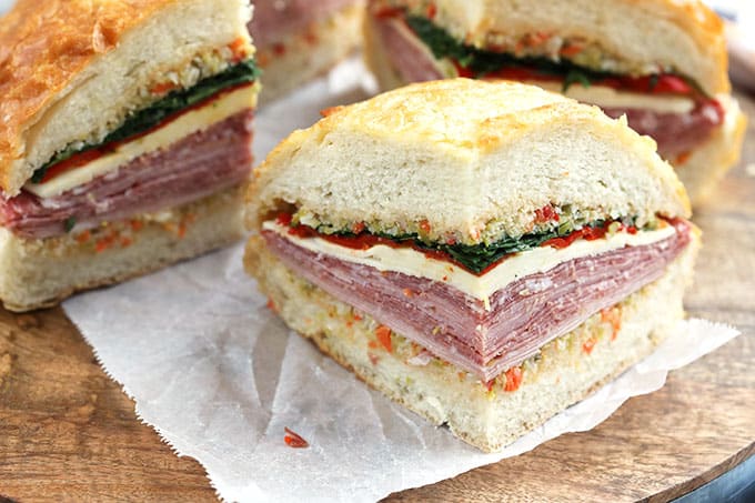 Classic Muffuletta Sandwich Recipe - The Suburban Soapbox