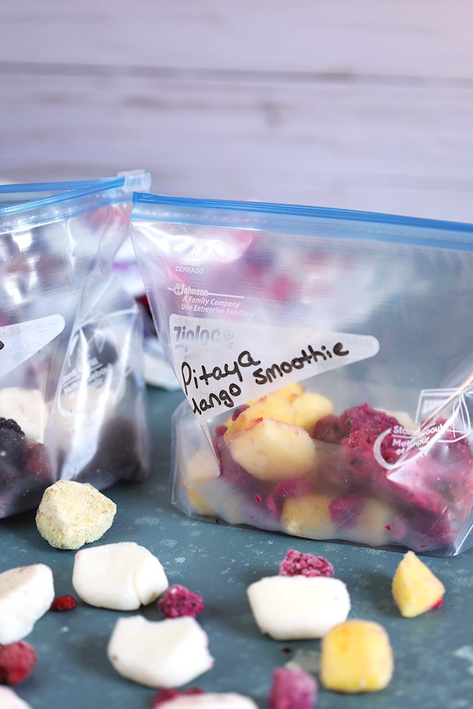 How to Make Frozen Smoothie Packs for your Freezer