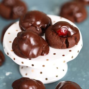 Easy Chocolate Covered Cherry Cookies | TheSuburbanSoapbox.com