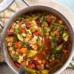 Easy Vegetable Minestrone Soup Recipe | TheSuburbanSoapbox.com