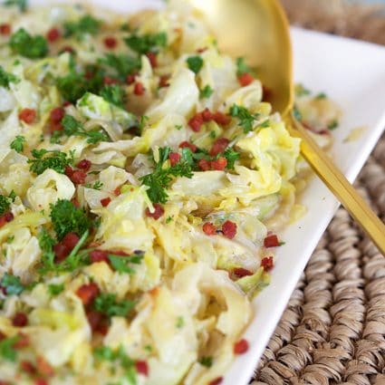 The Very Best Fried Cabbage Recipe - The Suburban Soapbox