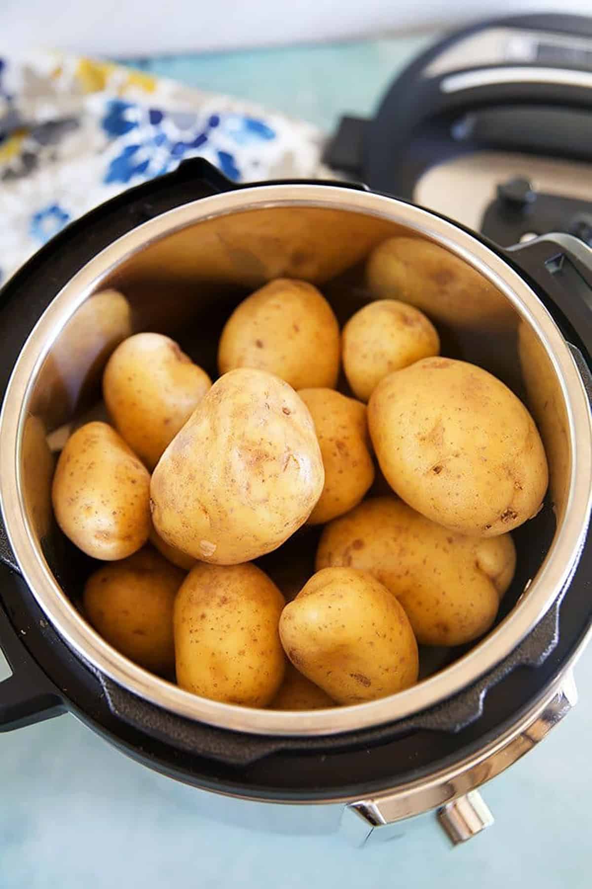 Potatoes in an Instant Pot.