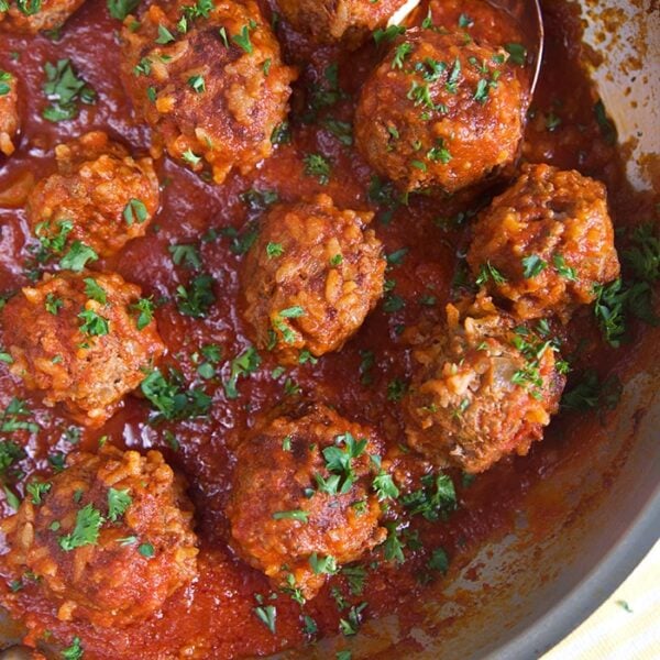 Easy Porcupine Meatballs - The Suburban Soapbox