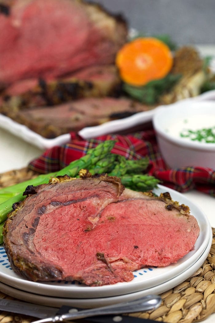 Herb Crusted Standing Prime Rib Roast - The Suburban Soapbox