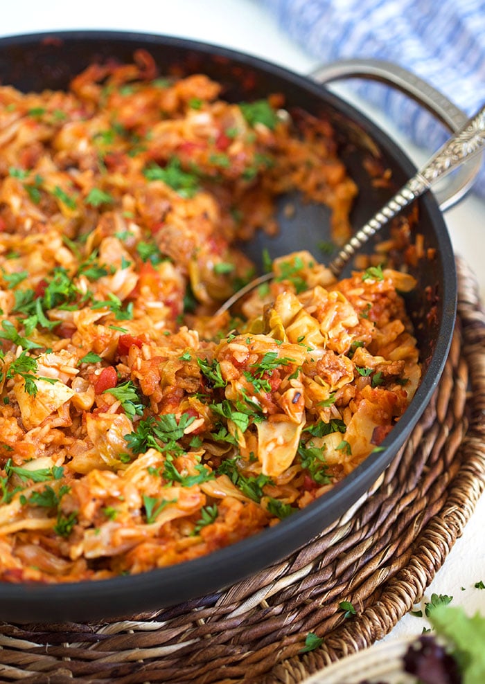 Easy Stuffed Cabbage Casserole - The Suburban Soapbox