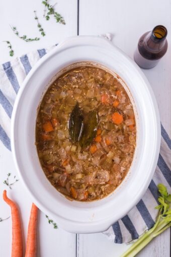 Slow Cooker Beef Stew with Ale - The Suburban Soapbox