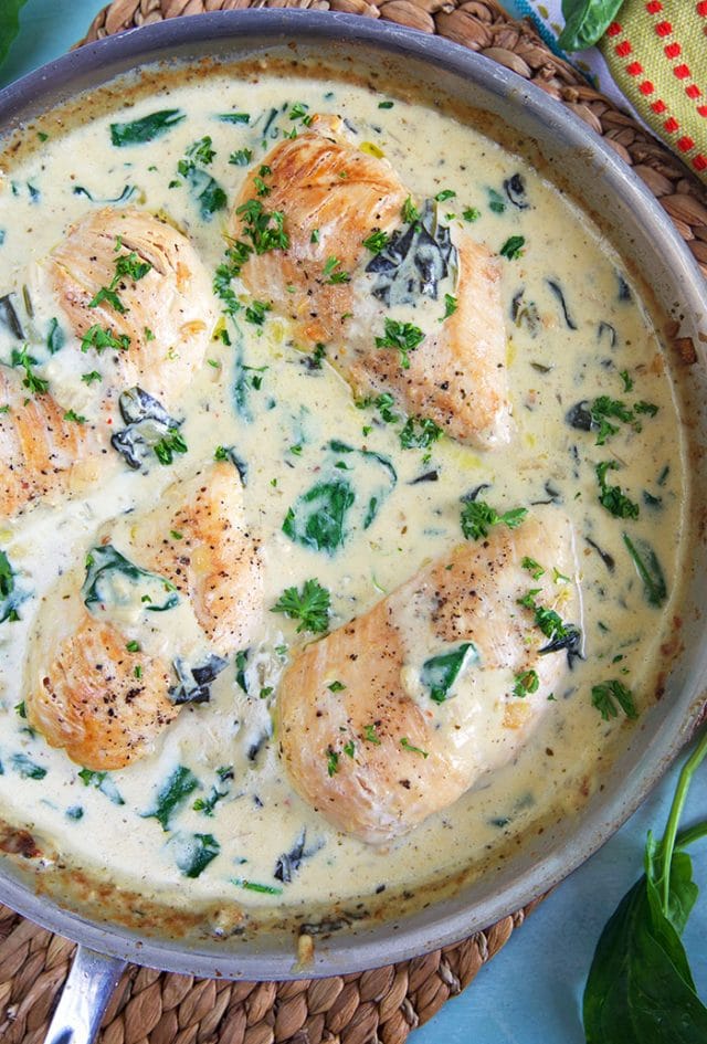 Baked Chicken Florentine Recipe - The Suburban Soapbox