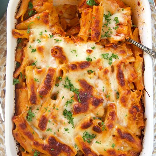 Baked Rigatoni Bolognese - The Suburban Soapbox