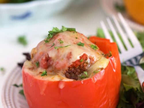 Instant pot stuffed best sale peppers with tomato sauce