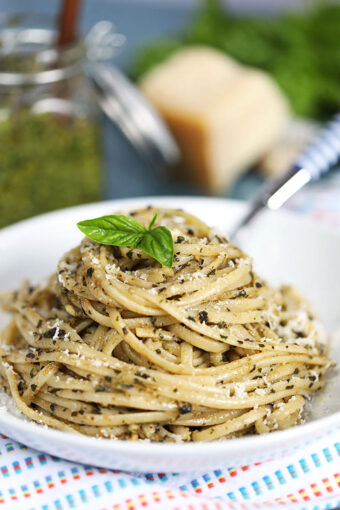 The Best Basil Pesto - The Suburban Soapbox