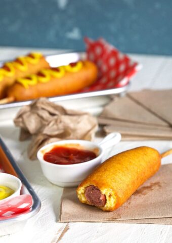 Homemade Corn Dog Recipe // Video - The Suburban Soapbox