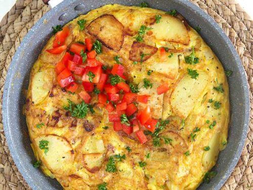 Spanish Omelette (Tortilla Española) - A Sassy Spoon