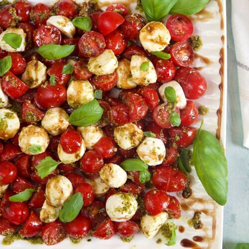 Tomato Mozzarella Caprese Salad Recipe