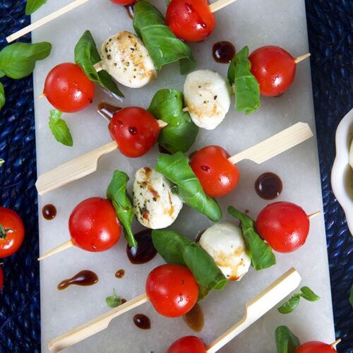 Caprese Salad Skewers - The Suburban Soapbox