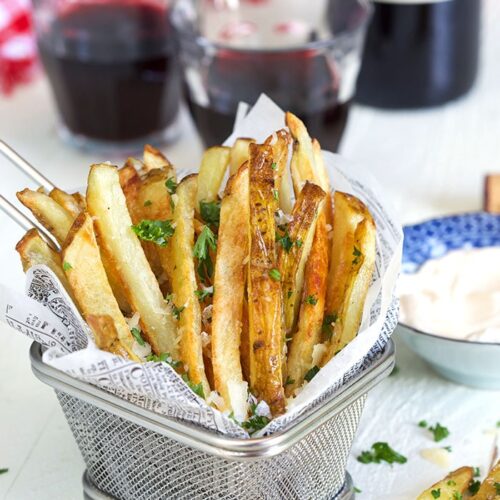 Baked Parmesan Truffle Fries - The Suburban Soapbox