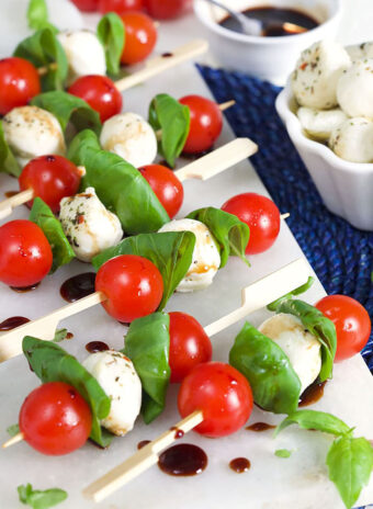 Caprese Salad Skewers - The Suburban Soapbox