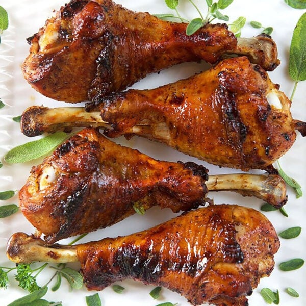 Maple Butter Roasted Turkey Legs Recipe - The Suburban Soapbox