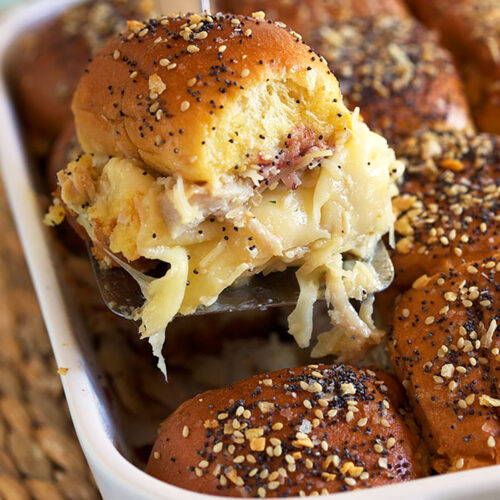 Cheesy Turkey Sliders - The Suburban Soapbox