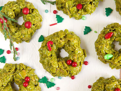 Cornflake Wreath Christmas Cookies Recipe