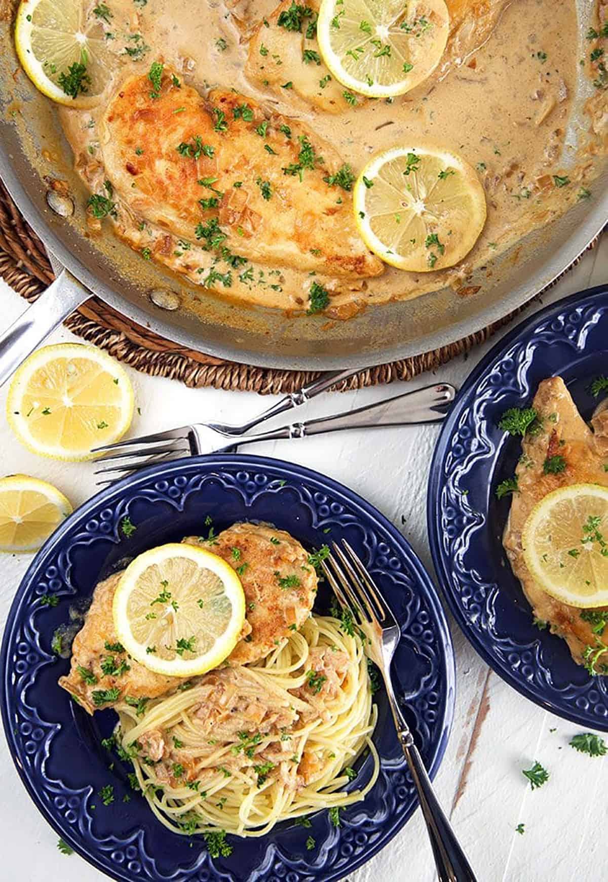 Step by Step how to make lemon chicken scallopini