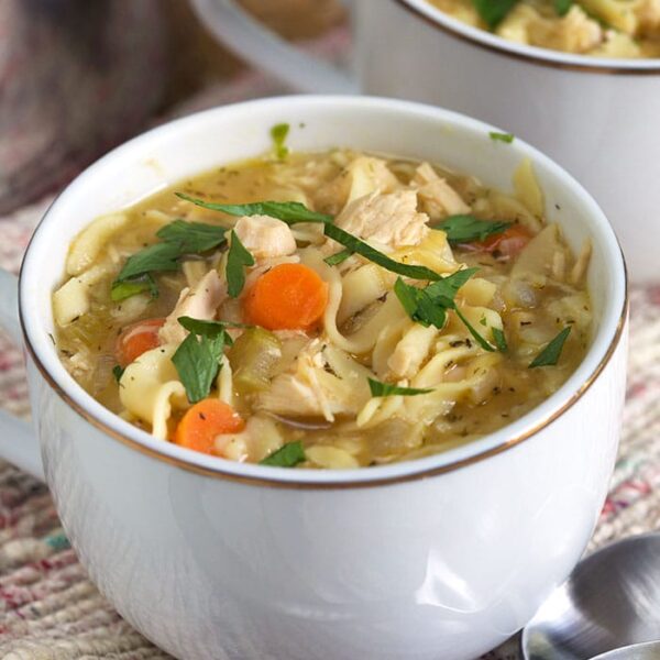 Rotisserie Chicken Noodle Soup - The Suburban Soapbox