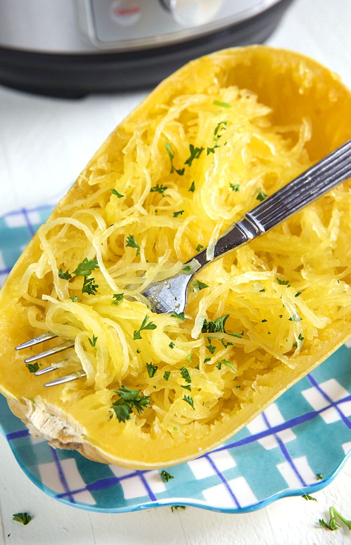 Instant Pot Spaghetti Squash - The Suburban Soapbox