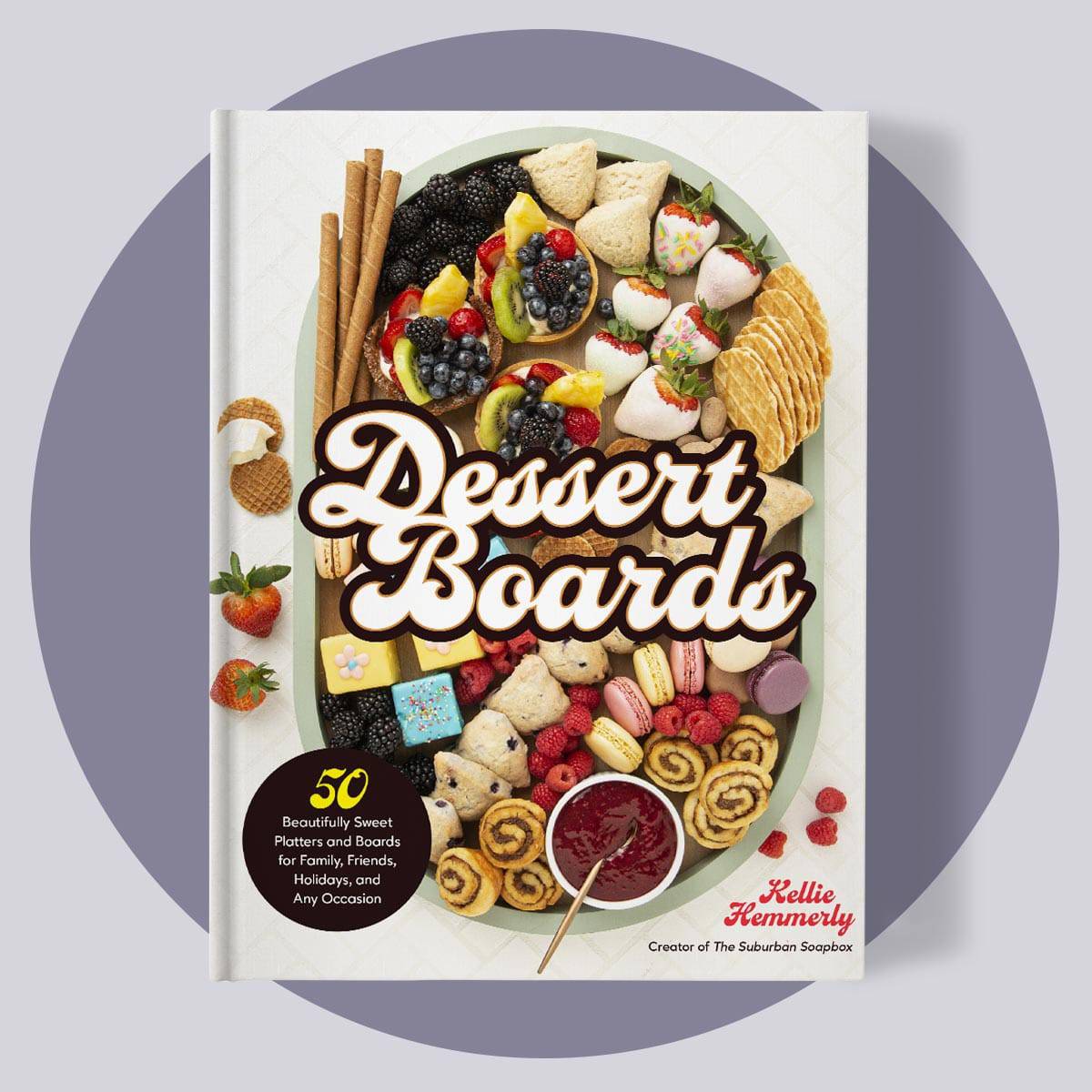Dessert Boards cookbook cover mockup