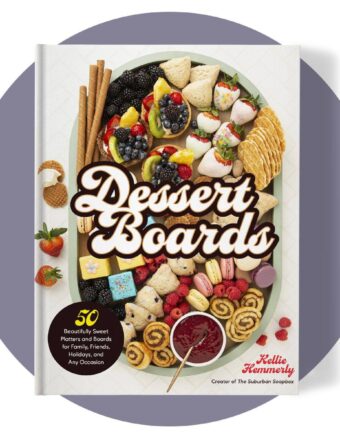 Dessert Boards cookbook cover mockup