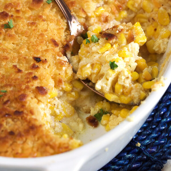 Scalloped Corn Casserole - The Suburban Soapbox