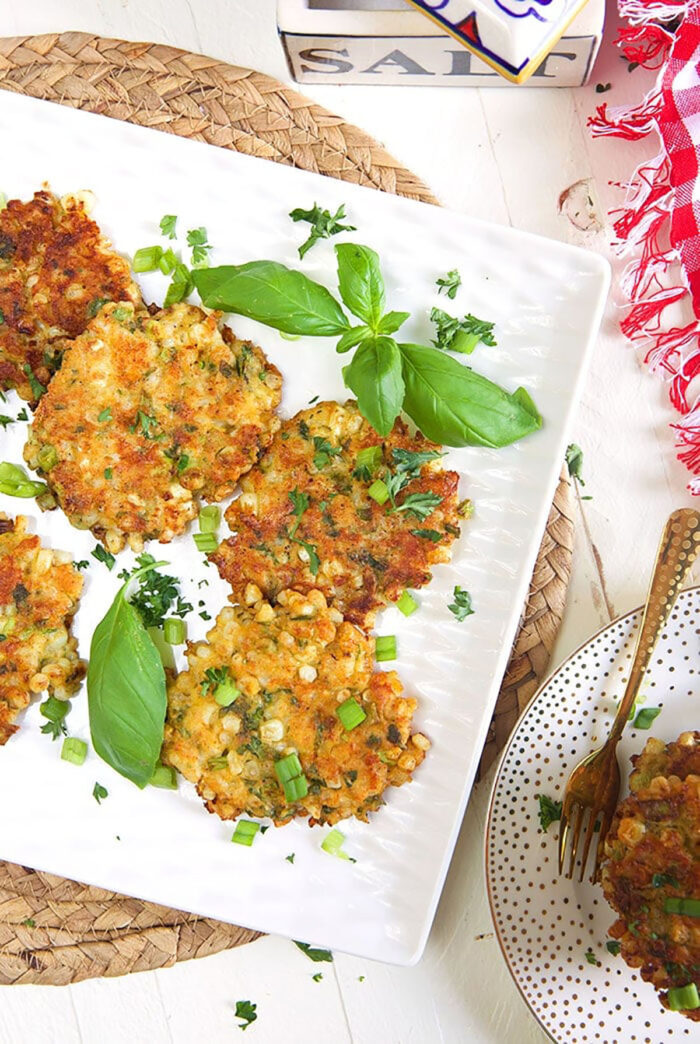 Old Fashioned Corn Fritters with Cheddar and Basil The Suburban Soapbox